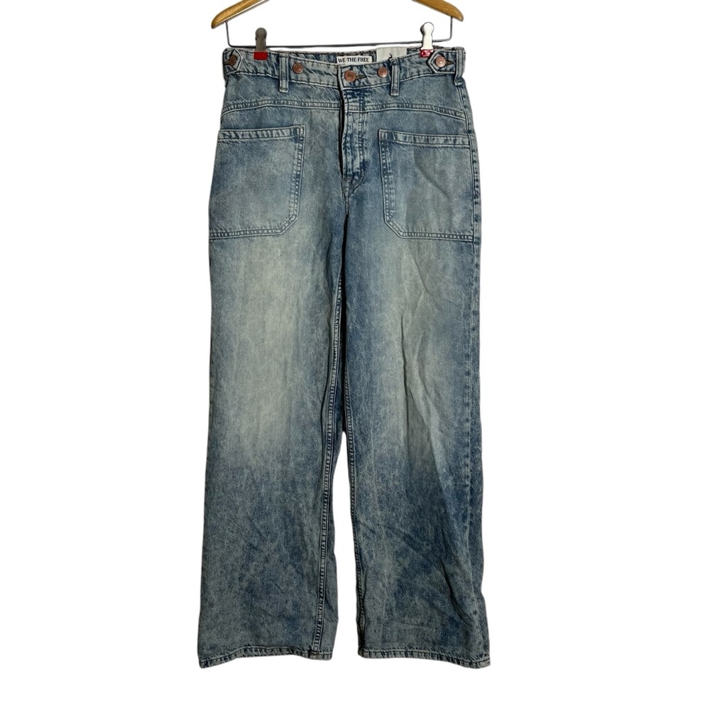 WE THE FREE x FREE PEOPLE Palmer Cuffed Jean in La La Land - Picture 3 of 12